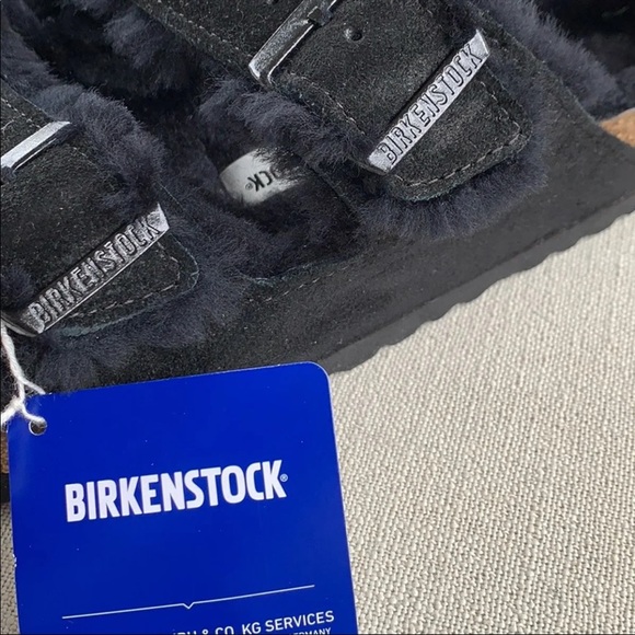 BIRKENSTOCK NEW Shearling Fur Arizona Sandals 40 - Picture 5 of 7